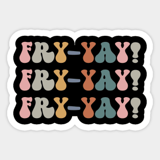 TGIF Teacher Shirt tgif cursive Friyay Teacher Shirt 4k tshirt teacher gifts friyay t-shirt Sticker